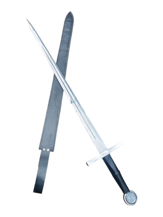Sword with sheath on a white background