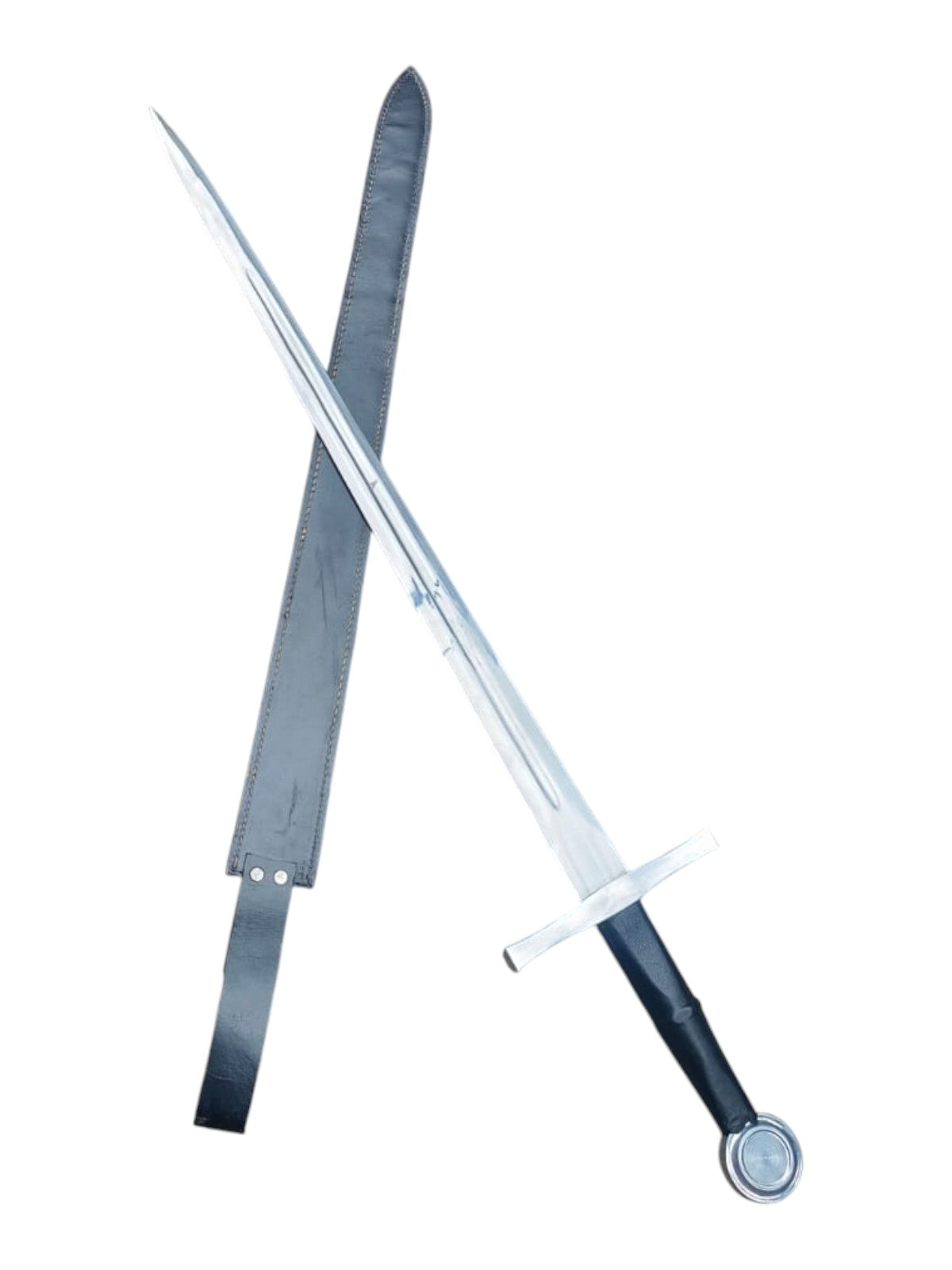 Sword with sheath on a white background